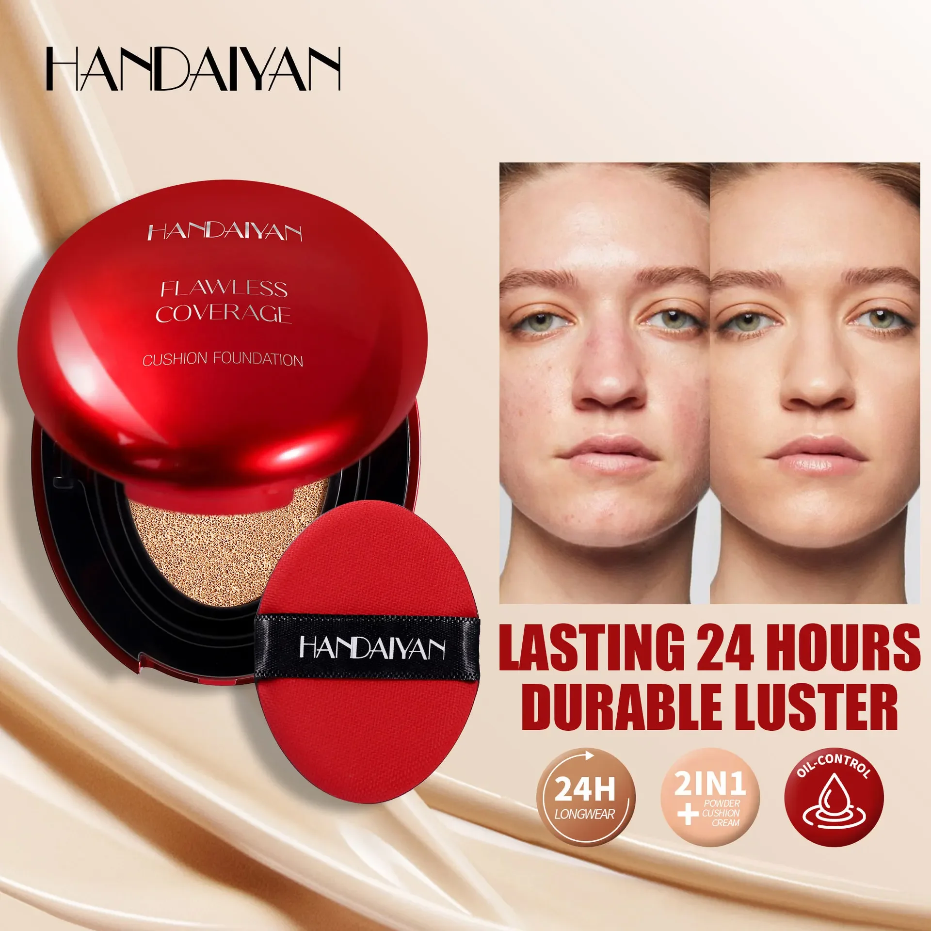 Bb Cushion Korean - Kore Hava Yastığı Fondöten - Hafif