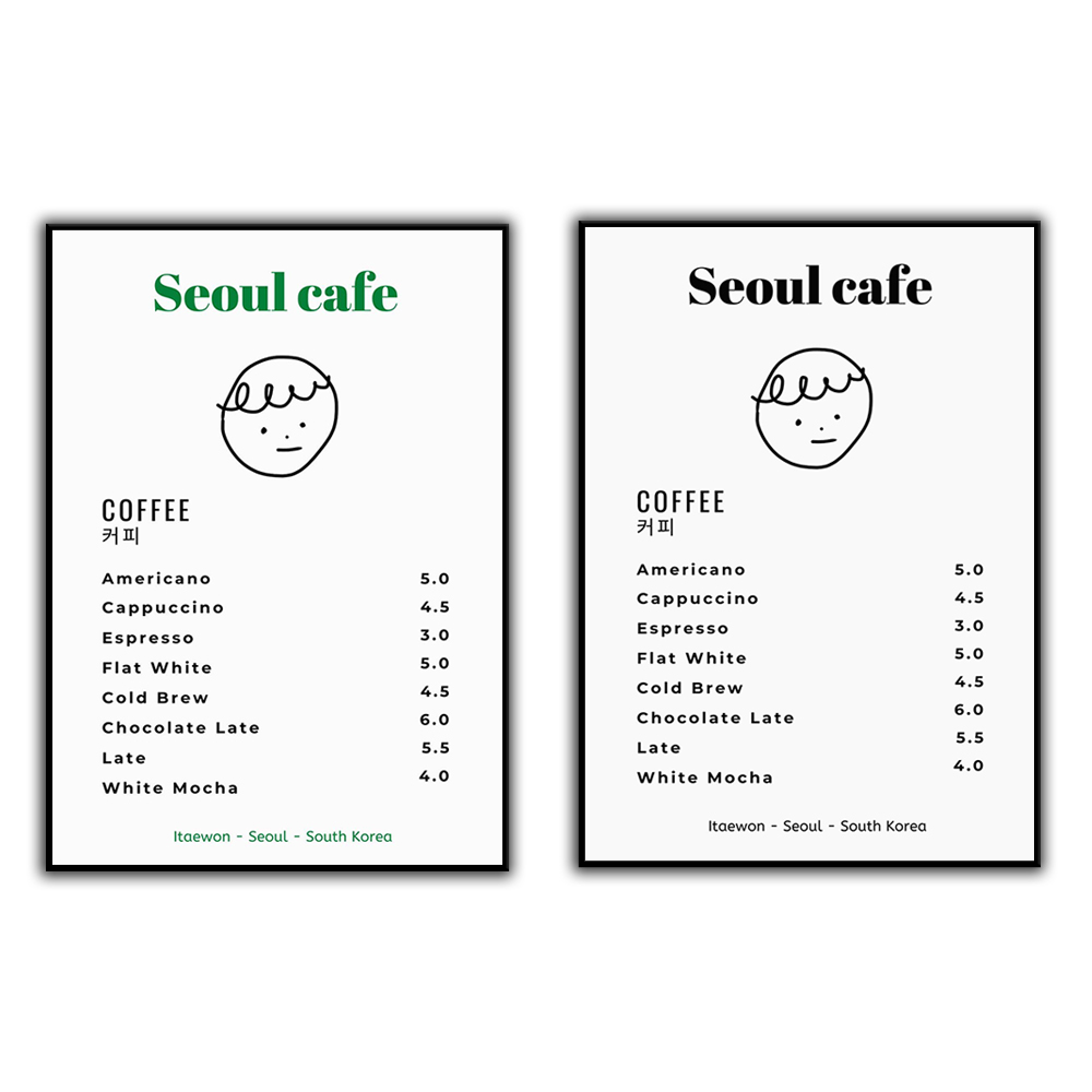 Korean Arts And Lifestyle - Seul Cafe Baskı Duvar Sanatı Yazdırılabilir
