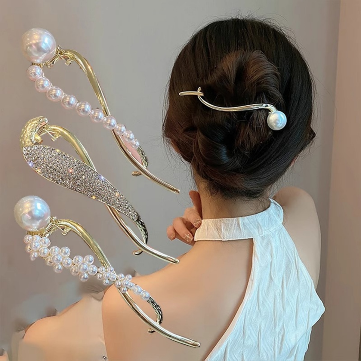Zarif Glitter inci saç tokası  - Korean Lifestyle & Kids Boutique Photos incelemesi ve fiyatı