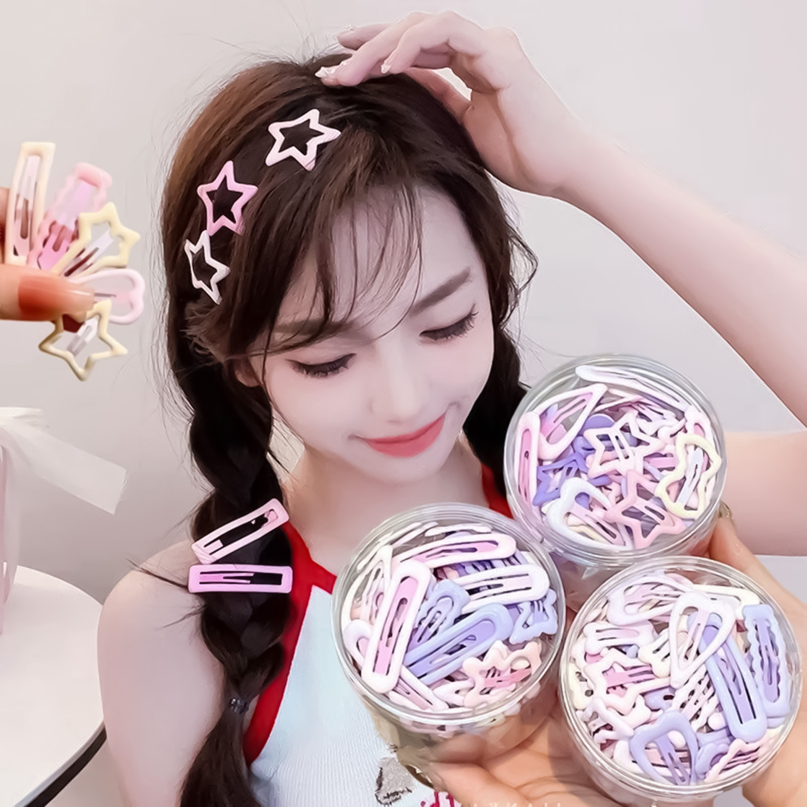 3PCS Tatlı Stil Şapka İğneleri - Korean Women Lifestyle incelemesi ve fiyatı