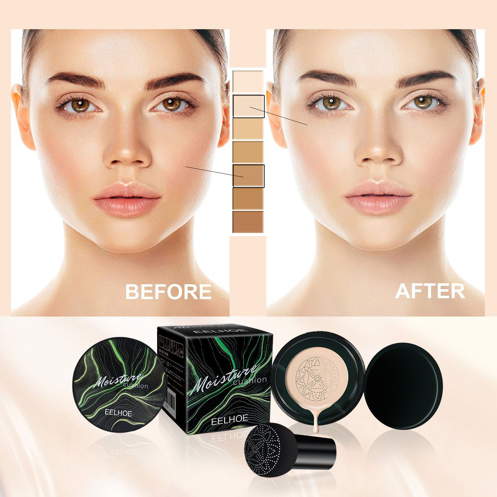 EELHOE Mantar Başlıklı Hava Ya - Bb Cushion Korean incelemesi ve fiyatı