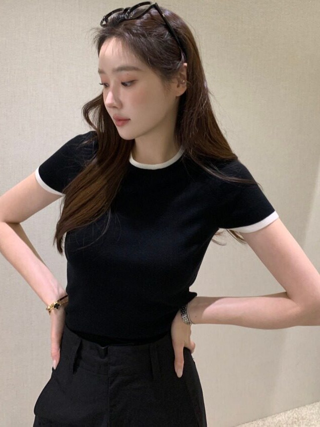 Şık Yazlık Yeni İnce Renk Blok - Korean Women Lifestyle incelemesi ve fiyatı